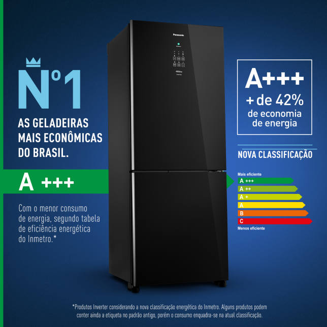 Refrigerador NR-BB71GVFBA Panasonic