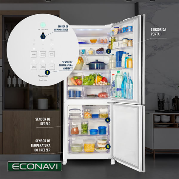 refrigerador Nr-bb53gv3w Panasonic