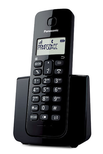 Telefone Sem Fio Panasonic Com Id Chamadas Preto KX-TGB110LBB