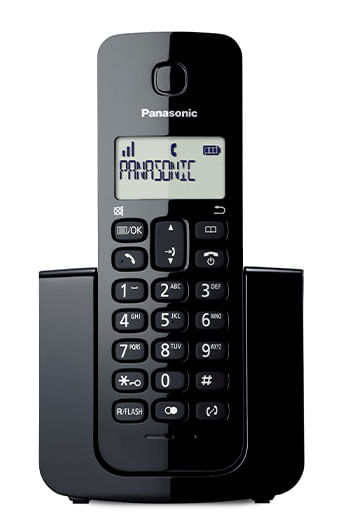Telefone Sem Fio Panasonic Com Id Chamadas Preto KX-TGB110LBB