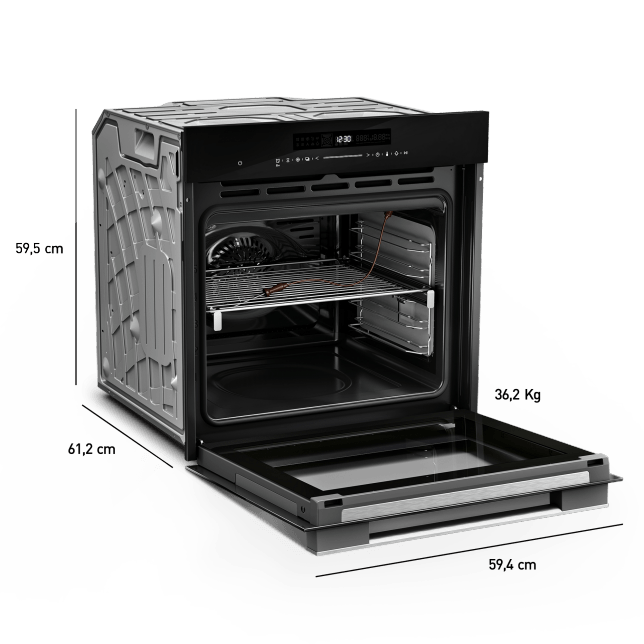 forno Elétrico De Embutir Black Glass- Hl-cx672brpk