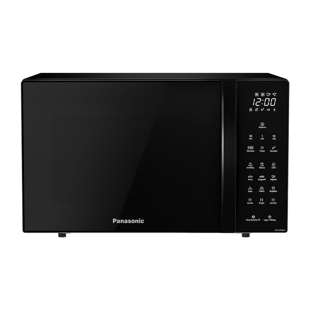 FORNO DE MICRO-ONDAS PANASONIC 32L BLACK GLASS NN-ST66LBRUN/KFORNO DE MICRO-ONDAS PANASONIC 32L BLACK GLASS NN-ST66LBRUN/K Menor preço em FORNO DE MICRO-ONDAS PANASONIC 32L BLACK GLASS NN-ST66LBRUN/KFORNO DE MICRO-ONDAS PANASONIC 32L BLACK GLASS NN-ST66LBRUN/K