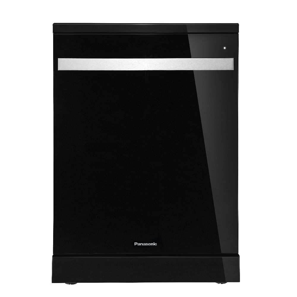 Lava-louças Intuitive+ Panasonic 15 serviços e Função ECO Black Glass - NP-6M1MBKBRP