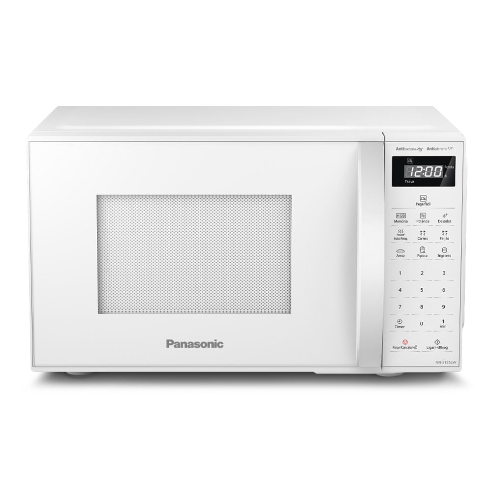 Micro-ondas Ideal+ Panasonic ST25 Tecnologia Antibactéria    21L Branco - NN-ST25LWRU