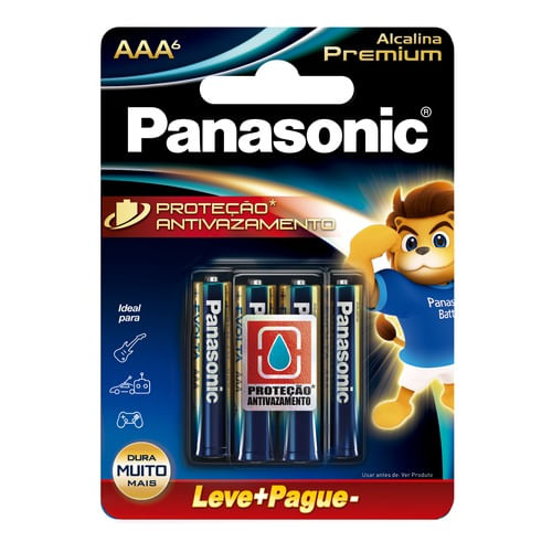 Pilha Alcalina Premium AAA - LR03EGR/6B192