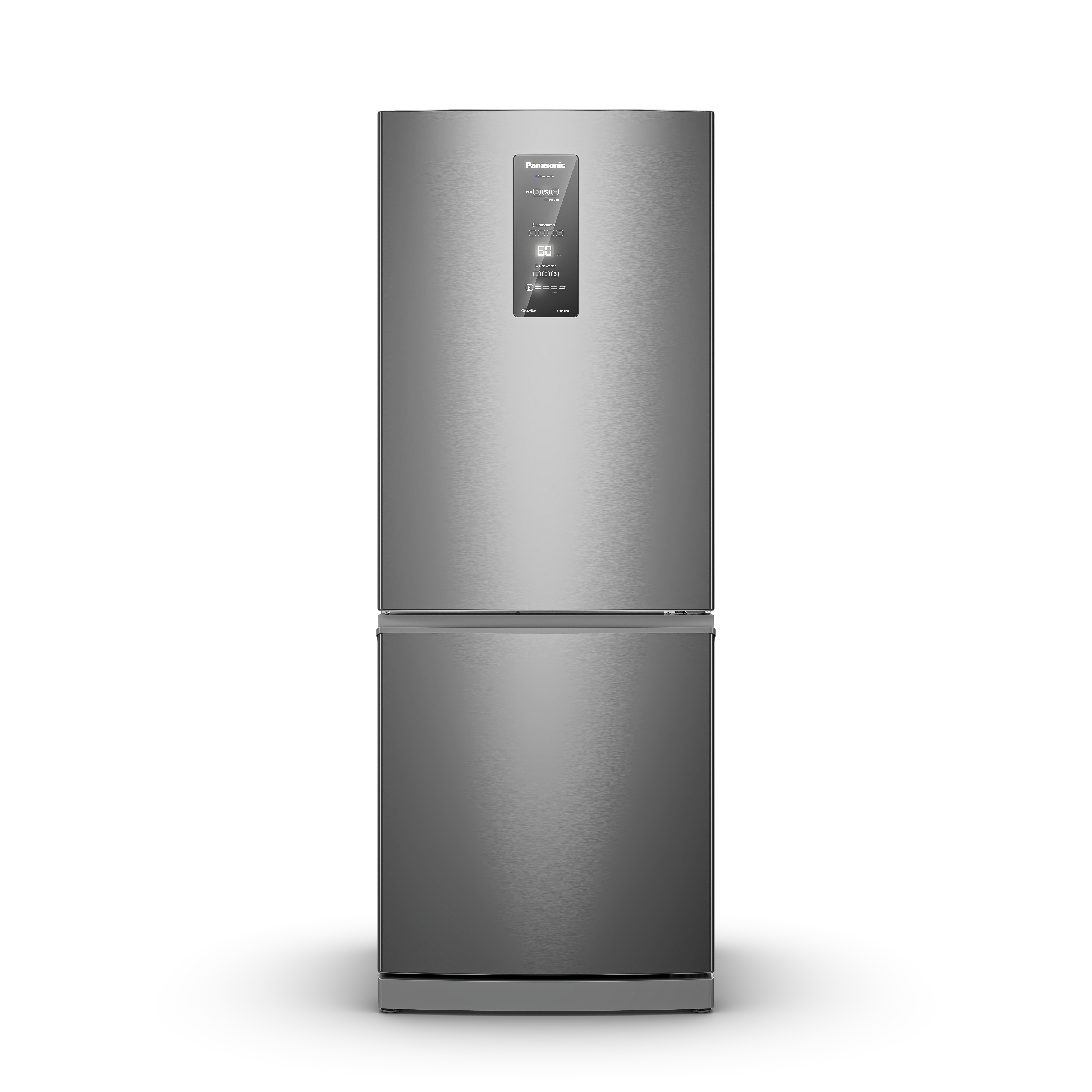 Geladeira Panasonic BB64 Aço Escovado Inverse Frost Free 460L Inverter A+++ - NR-BB64PV1X